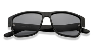 Black Wayfarer Full Rim Unisex Sunglasses by Vincent Chase Online-212616