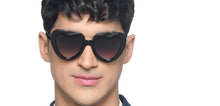 Load image into Gallery viewer, Black Heart Full Rim Women Sunglasses by John Jacobs-211621