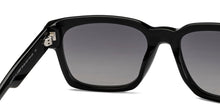 Load image into Gallery viewer, Black Wayfarer Full Rim Unisex Sunglasses by John Jacobs-216867