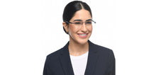 Load image into Gallery viewer, Black Rectangle Rimless Unisex Eyeglasses by John Jacobs Online-209687