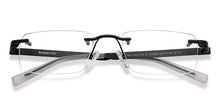 Load image into Gallery viewer, Black Rectangle Rimless Unisex Eyeglasses by Lenskart Air Online-211043