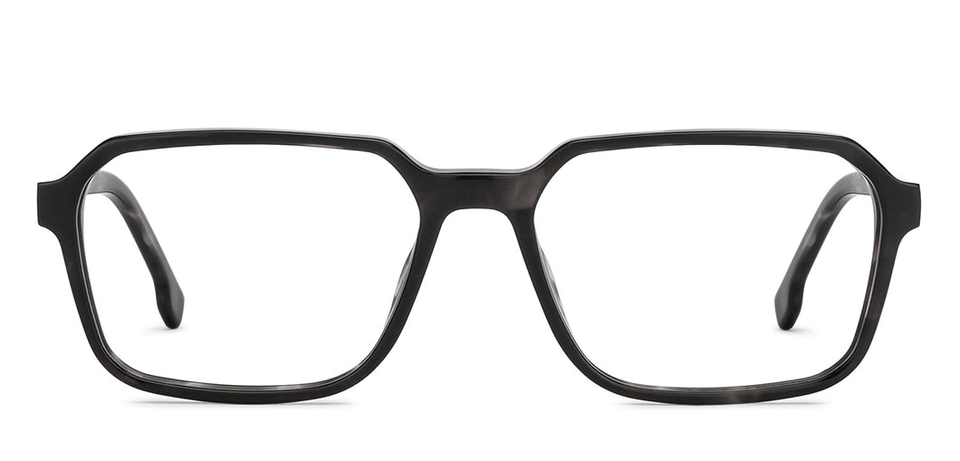 Black Geometric Full Rim Unisex Eyeglasses by Vincent Chase Online-205544