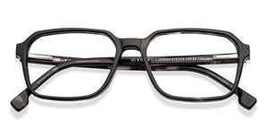 Black Geometric Full Rim Unisex Eyeglasses by Vincent Chase Online-205544