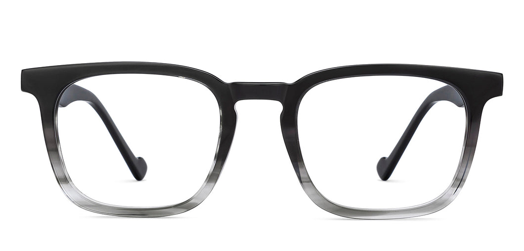 Black Square Full Rim Unisex Eyeglasses by Vincent Chase Online-210803