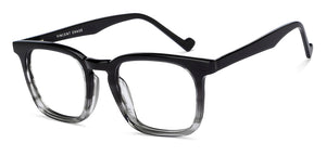 Black Square Full Rim Unisex Eyeglasses by Vincent Chase Online-210803