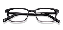 Load image into Gallery viewer, Black Rectangle Full Rim Unisex Eyeglasses by John Jacobs-215544