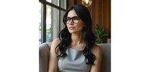Load image into Gallery viewer, Black Square Full Rim Unisex Eyeglasses by Vincent Chase-207991