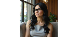 Black Square Full Rim Unisex Eyeglasses by Vincent Chase-207991