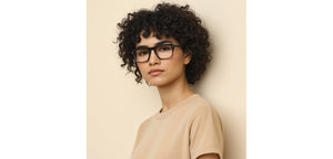 Black Square Full Rim Unisex Eyeglasses by Vincent Chase-207991