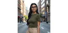 Load image into Gallery viewer, Black Square Full Rim Unisex Eyeglasses by Vincent Chase-207991