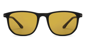 Black Geometric Full Rim Unisex Sunglasses by Lenskart STUDIO-213178