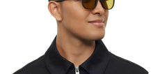 Load image into Gallery viewer, Black Geometric Full Rim Unisex Sunglasses by Lenskart STUDIO-213178