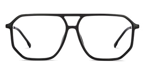 Black Aviator Full Rim Unisex Eyeglasses by Lenskart Air-210156