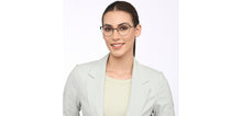 Load image into Gallery viewer, Gunmetal Black Cat Eye Full Rim Women Eyeglasses by Vincent Chase Online-207361