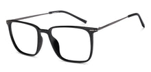 Load image into Gallery viewer, Black Rectangle Full Rim Unisex Eyeglasses by Lenskart Air-222852