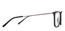 Load image into Gallery viewer, Black Rectangle Full Rim Unisex Eyeglasses by Lenskart Air-222852