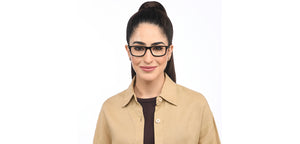 Black Rectangle Full Rim Unisex Eyeglasses by Vincent Chase Online-208239