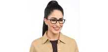 Load image into Gallery viewer, Black Rectangle Full Rim Unisex Eyeglasses by Vincent Chase Online-208239