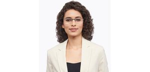 Black Rectangle Half Rim Unisex Eyeglasses by Lenskart READERS-209193
