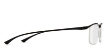 Load image into Gallery viewer, Black Rectangle Half Rim Unisex Eyeglasses by Lenskart READERS-209193
