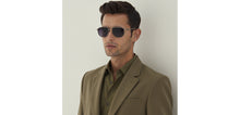 Load image into Gallery viewer, Gunmetal Geometric Full Rim Unisex Sunglasses by Lenskart-235477