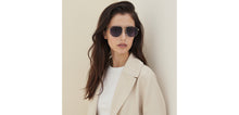Load image into Gallery viewer, Gunmetal Geometric Full Rim Unisex Sunglasses by Lenskart-235477