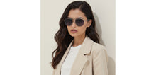 Load image into Gallery viewer, Gunmetal Geometric Full Rim Unisex Sunglasses by Lenskart-235477