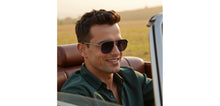 Load image into Gallery viewer, Gunmetal Geometric Full Rim Unisex Sunglasses by Lenskart-235477