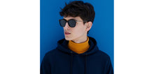 Load image into Gallery viewer, Black Square Full Rim Unisex Sunglasses by Lenskart-232722