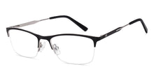 Load image into Gallery viewer, Black Rectangle Half Rim Unisex Eyeglasses by Vincent Chase-218971