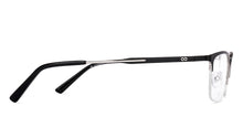 Load image into Gallery viewer, Black Rectangle Half Rim Unisex Eyeglasses by Vincent Chase-218971