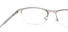 Load image into Gallery viewer, Black Rectangle Half Rim Unisex Eyeglasses by Vincent Chase-218971