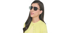 Load image into Gallery viewer, Black Aviator Full Rim Unisex Sunglasses by John Jacobs-225730