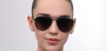 Load image into Gallery viewer, Blue Aviator Full Rim Unisex Sunglasses by John Jacobs-223210