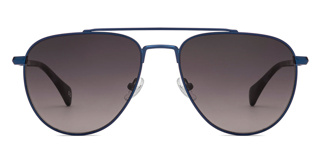Blue Aviator Full Rim Unisex Sunglasses by John Jacobs-223210