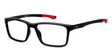 Load image into Gallery viewer, Black Rectangle Full Rim Unisex Eyeglasses by Lenskart Air-217448