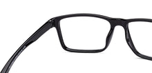 Load image into Gallery viewer, Black Rectangle Full Rim Unisex Eyeglasses by Lenskart Air-217448