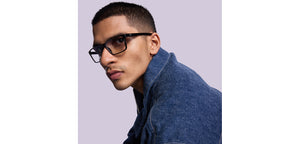 Black Rectangle Full Rim Unisex Eyeglasses by Lenskart Air-217448