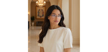 Load image into Gallery viewer, Black Oval Rimless Women Eyeglasses by Lenskart-232203