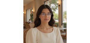 Black Oval Rimless Women Eyeglasses by Lenskart-232203
