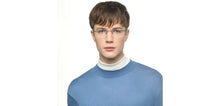 Load image into Gallery viewer, Black Rectangle Rimless Unisex Eyeglasses by Vincent Chase-211520