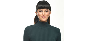 Black Rectangle Rimless Unisex Eyeglasses by Vincent Chase-211520