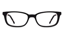 Load image into Gallery viewer, Black Rectangle Full Rim Unisex Eyeglasses by John Jacobs-222477