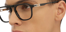 Load image into Gallery viewer, Black Aviator Full Rim Unisex Eyeglasses by John Jacobs-215250