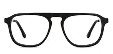 Load image into Gallery viewer, Black Aviator Full Rim Unisex Eyeglasses by John Jacobs-215250