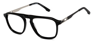 Black Aviator Full Rim Unisex Eyeglasses by John Jacobs-215250