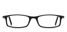 Load image into Gallery viewer, Black Rectangle Full Rim Unisex Eyeglasses by Lenskart READERS-209197