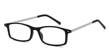 Load image into Gallery viewer, Black Rectangle Full Rim Unisex Eyeglasses by Lenskart READERS-209197