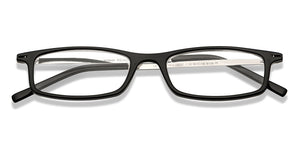 Black Rectangle Full Rim Unisex Eyeglasses by Lenskart READERS-209197