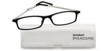 Load image into Gallery viewer, Black Rectangle Full Rim Unisex Eyeglasses by Lenskart READERS-209197